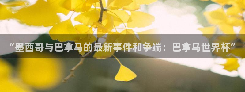 低调看直播乐球直播：“墨西哥与巴拿马的最新事件和争端：巴拿马世界杯”